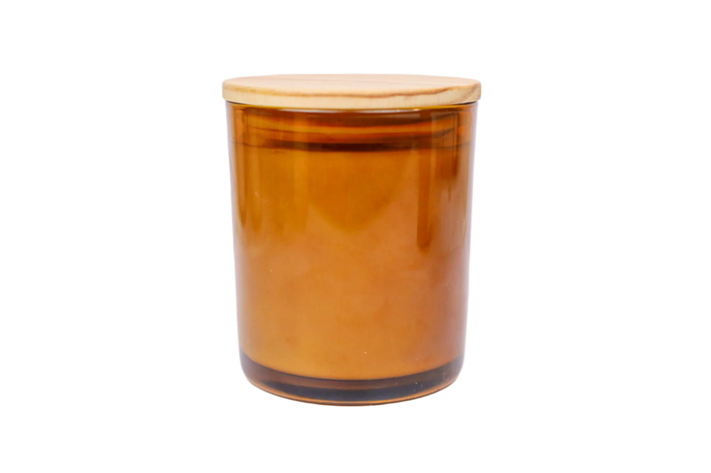 10 Private Label 12oz Amber Coconut-Apricot Candles (Unlabeled)