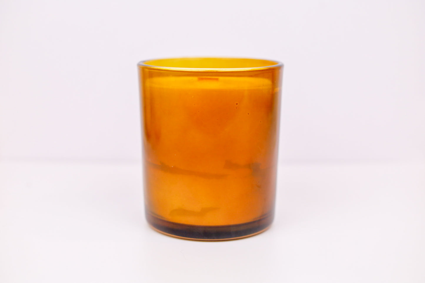 10 Private Label 12oz Amber Coconut-Apricot Candles (Unlabeled)