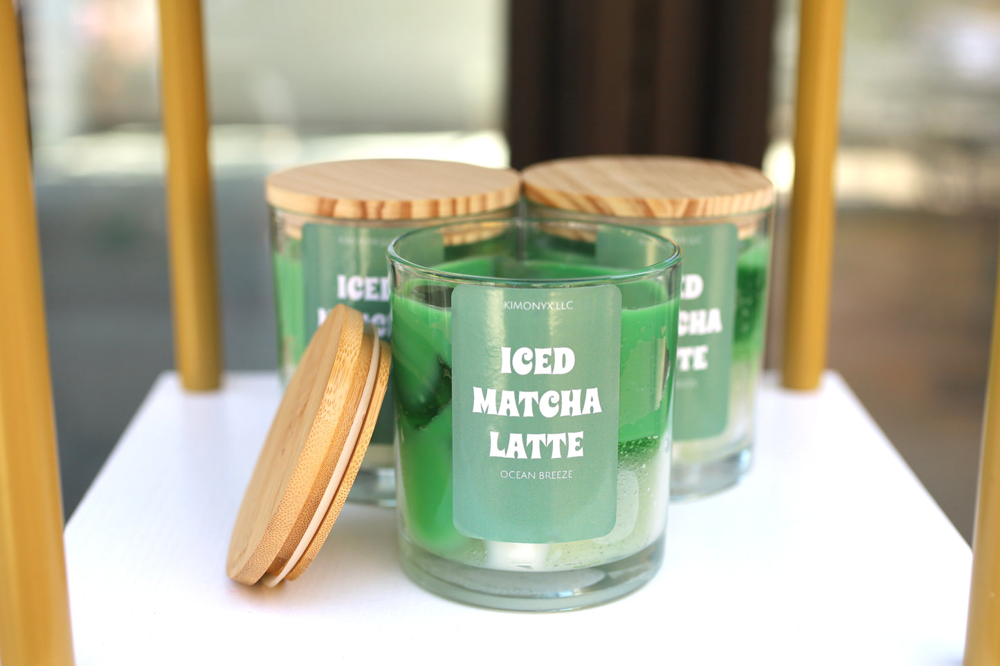 Iced Matcha Latte | Realistic Candle | Ocean Breeze