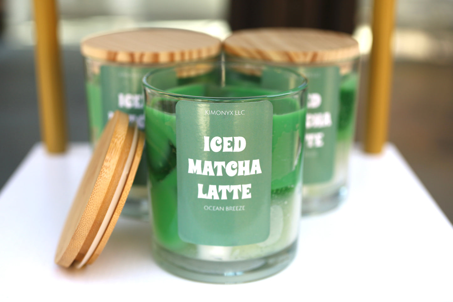 Iced Matcha Latte | Realistic Candle | Ocean Breeze