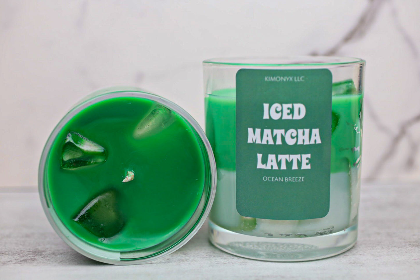 Iced Matcha Latte | Realistic Candle | Ocean Breeze