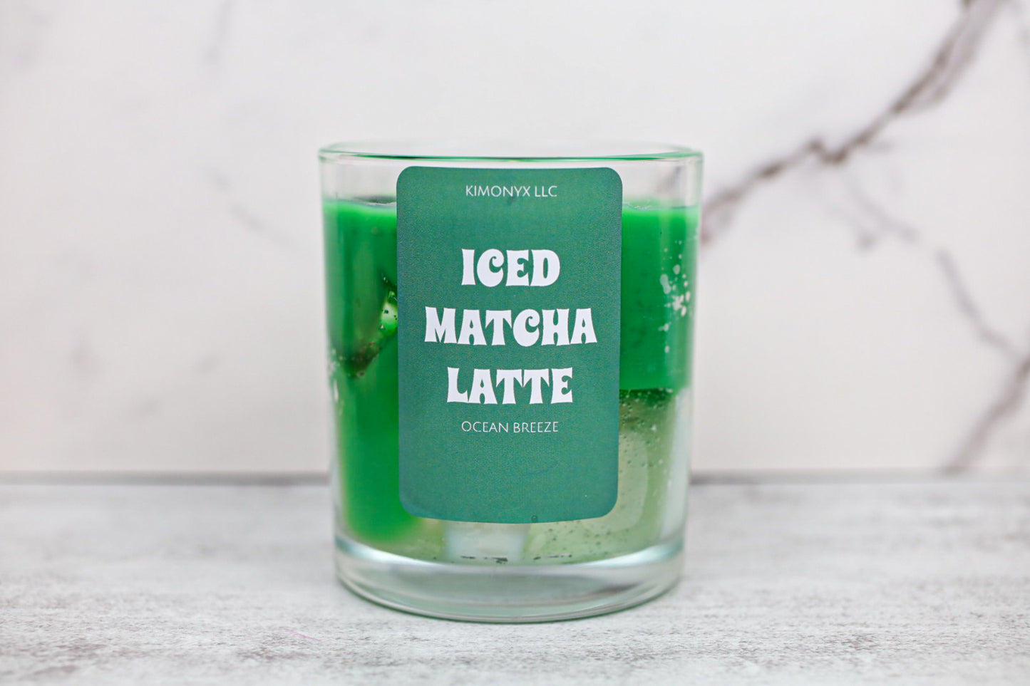 Iced Matcha Latte | Realistic Candle | Ocean Breeze