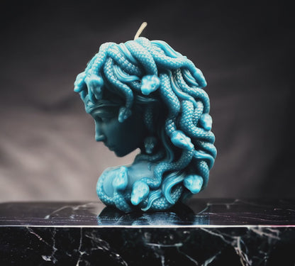 Medusa Snake Head Candle