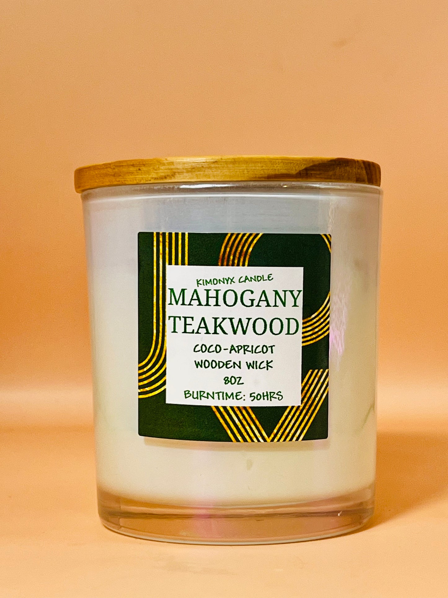 Mahogany Teakwood 8oz Candle