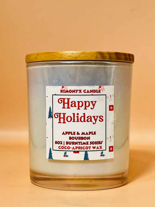 Apple & Maple Bourbon 8oz candle