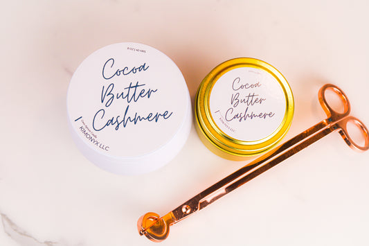 Scented Tin Candles | 8oz & 4oz | Coconut Apricot Wax | Handmade