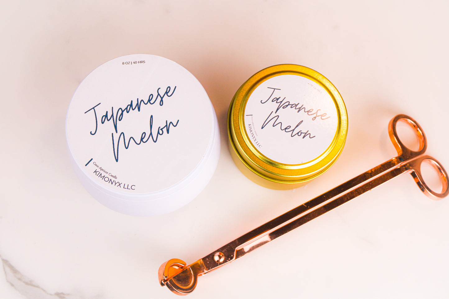 Scented Tin Candles | 8oz & 4oz | Coconut Apricot Wax | Handmade
