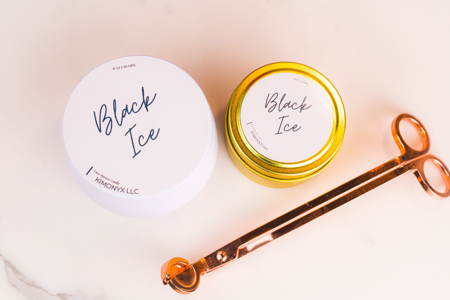 Scented Tin Candles | 8oz & 4oz | Coconut Apricot Wax | Handmade