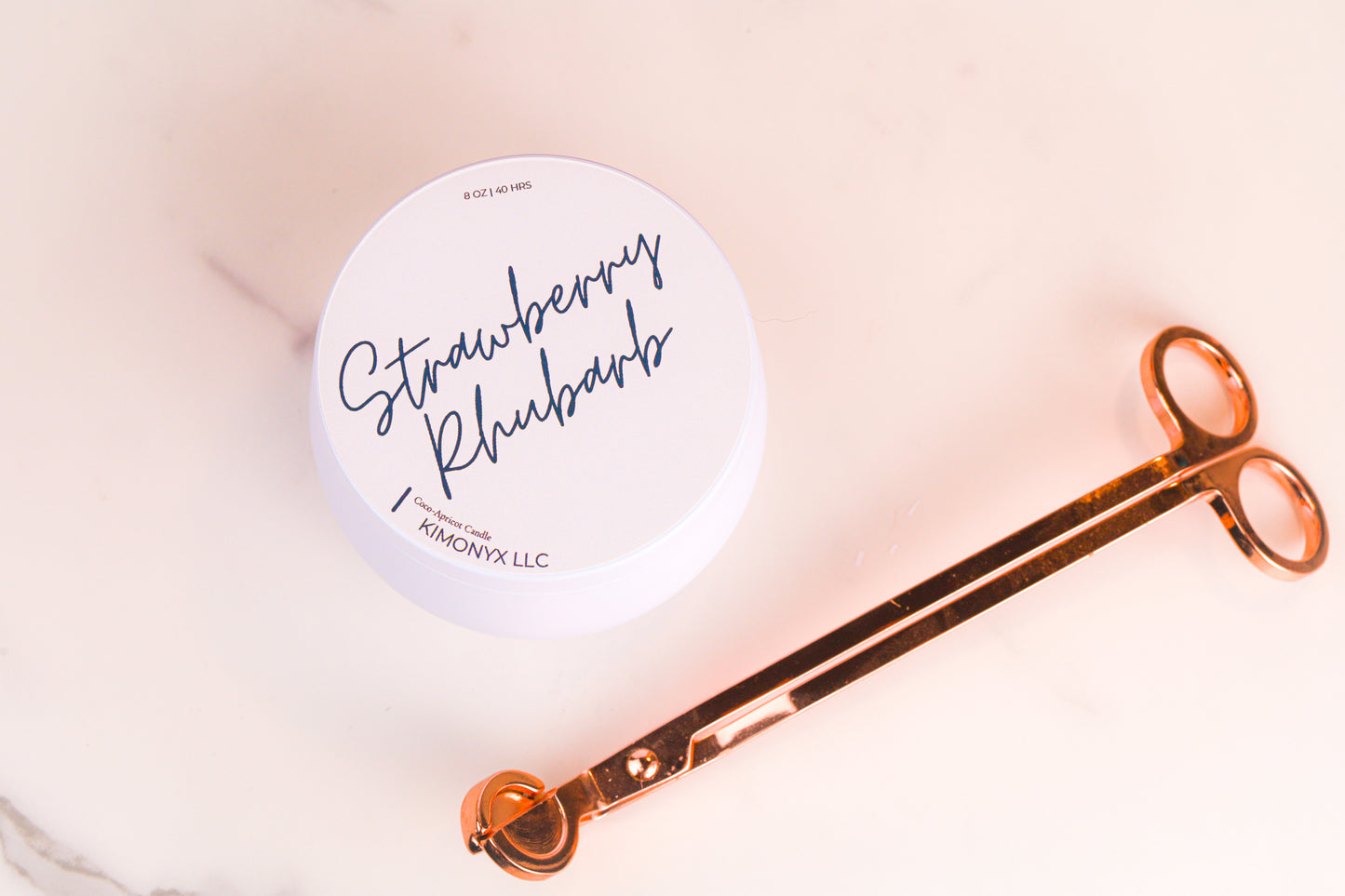 Scented Tin Candles | 8oz & 4oz | Coconut Apricot Wax | Handmade