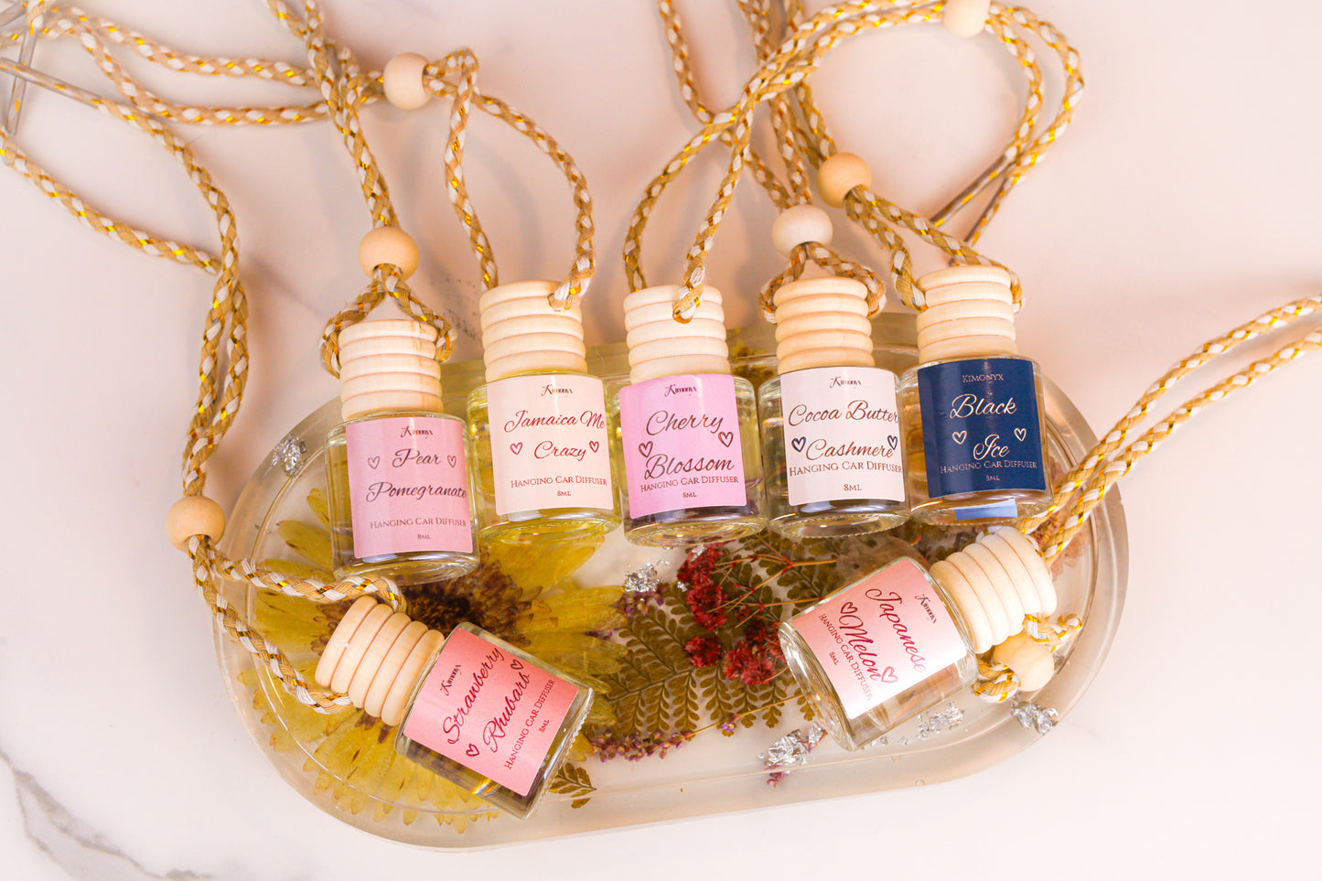 Car Diffuser |Hanging Car Air Freshener | Non-Toxic Fragrance Oil