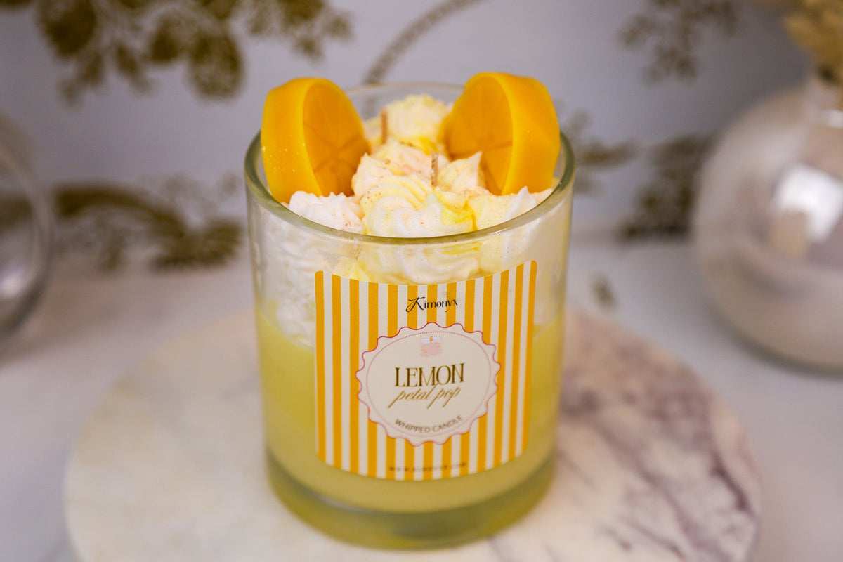 Lemon Petal Pop | Whipped Candle
