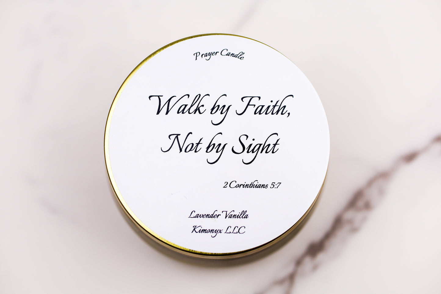 Scented Prayer Candle | Bible Verses | Coconut-Apricot Candle | Altar, Rituals