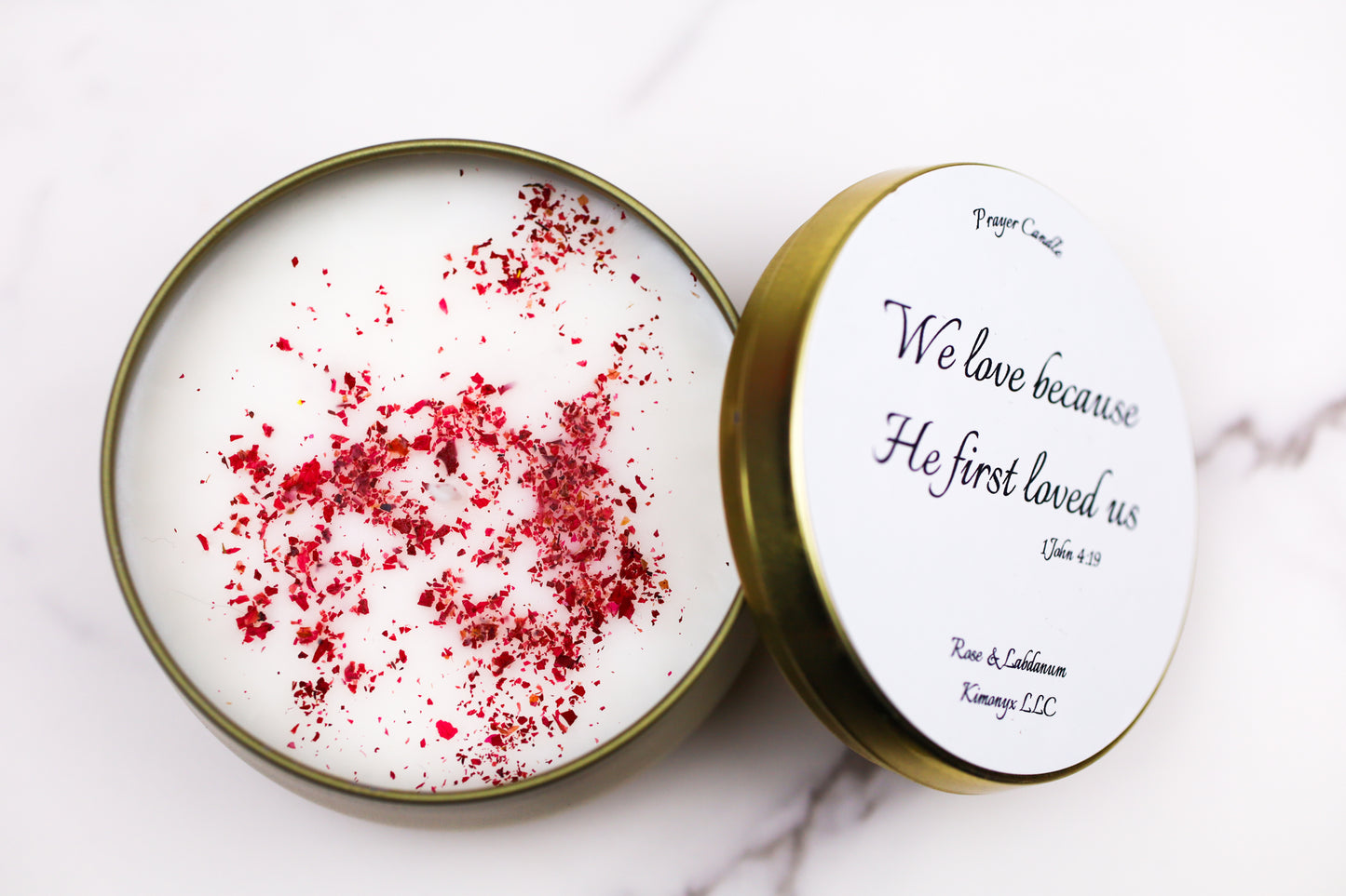 Scented Prayer Candle | Bible Verses | Coconut-Apricot Candle | Altar, Rituals