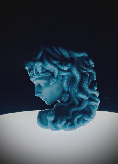 Medusa Snake Head Candle