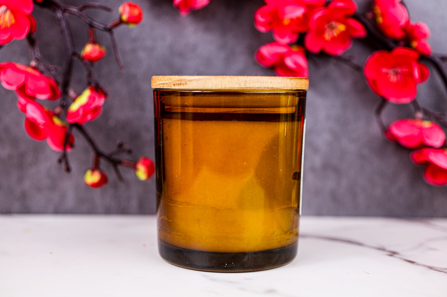 8oz Amber Coconut-Apricot Candles - 10 pack