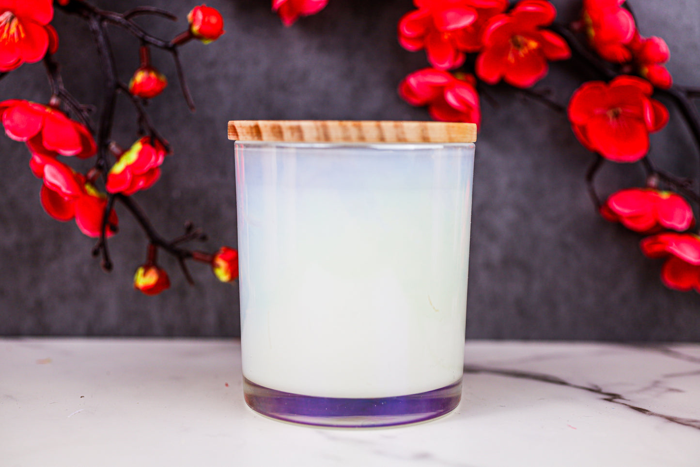 8 oz Iridescent Coconut-Apricot Candles - 10 pack