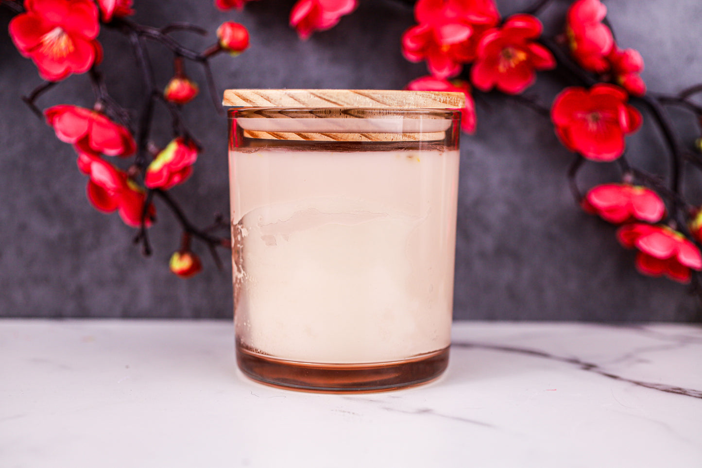 12oz Rose Coconut-Apricot Candles- 10 pack